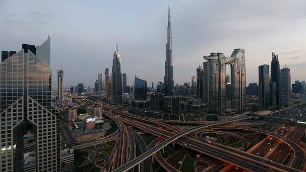 An aerial view of the Sheikh Zayed Road, following the outbreak of coronavirus disease (COVID-19), in Dubai. -- Courtesy photo
