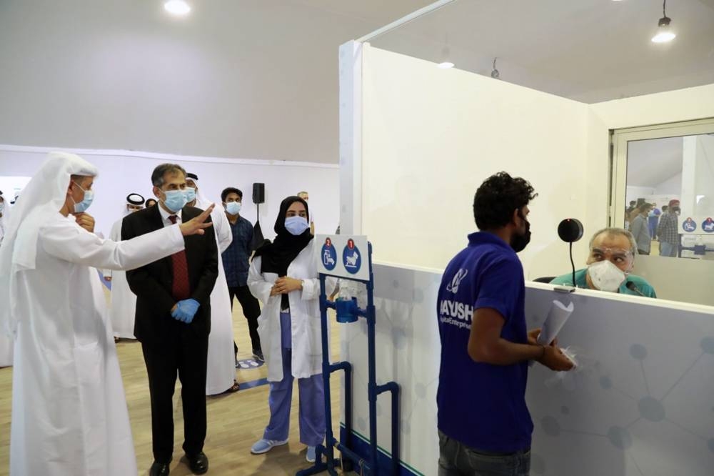 The Ministry of Foreign Affairs has facilitated, for several representatives of foreign missions accredited to the UAE, visits to new COVID-19 testing centers for workers in Mussafah Industrial Area.