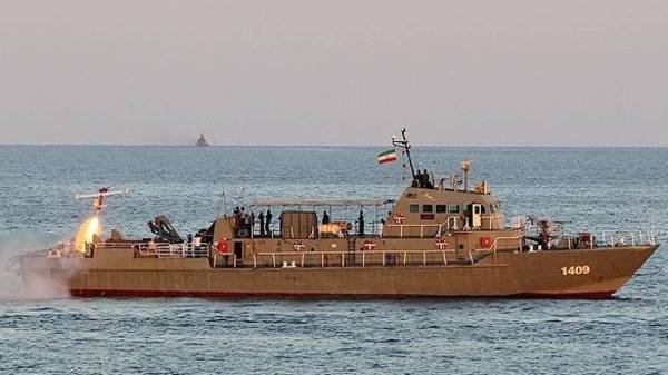 An unverified photo reportedly showing the Konarak war vessel. -- Courtesy Twitter

