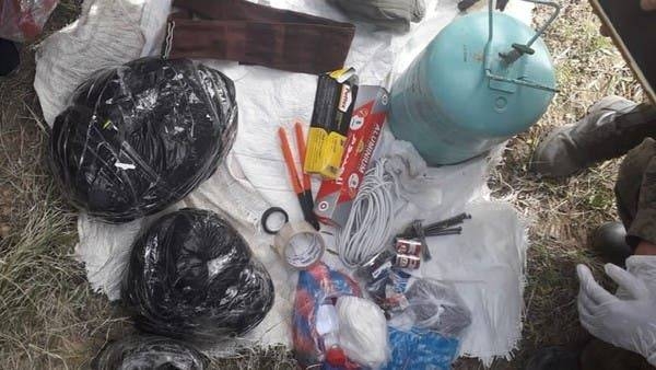 Electrical wires, metal parts, aluminum foil, and other materials were seized. -- Courtesy photo
