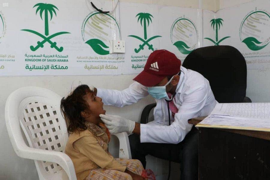 The emergency nutrition clinics of King Salman Humanitarian Aid and Relief Center (KSrelief) provided medical services to beneficiaries in Al-Khawkhah district of Hodeidah Governorate, Yemen, from April 30 to May, 6 2020 in partnership with Taibah Foundation for Development. — SPA photos