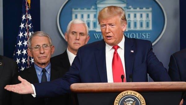 Briefing the press on the coronavirus efforts in the Rose Garden of the White House, Trump said: “We are looking to get it by the end of the year if we can, maybe before.” — Courtesy photo
