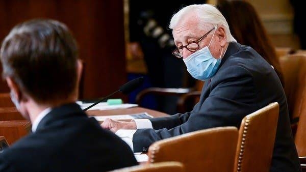 House Majority Leader Steny Hoyer testifies as the House Rules Committee meets to consider a resolution authorizing remote voting by proxy in the House on Capitol Hill in Washington. -- Courtesy photo