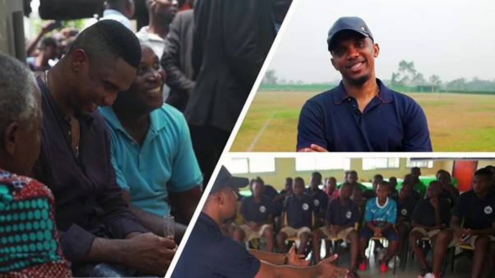 Samuel Eto’o returns to his hometown