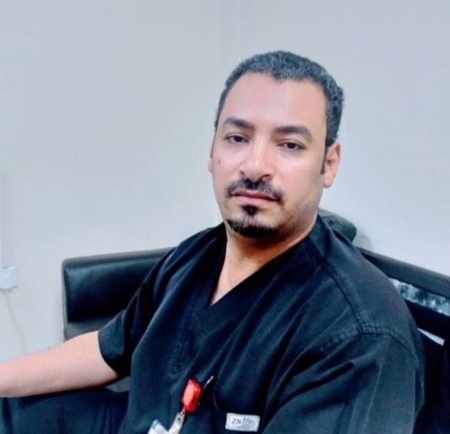 Khaled Al-Sharif, a Saudi nursing staff 
