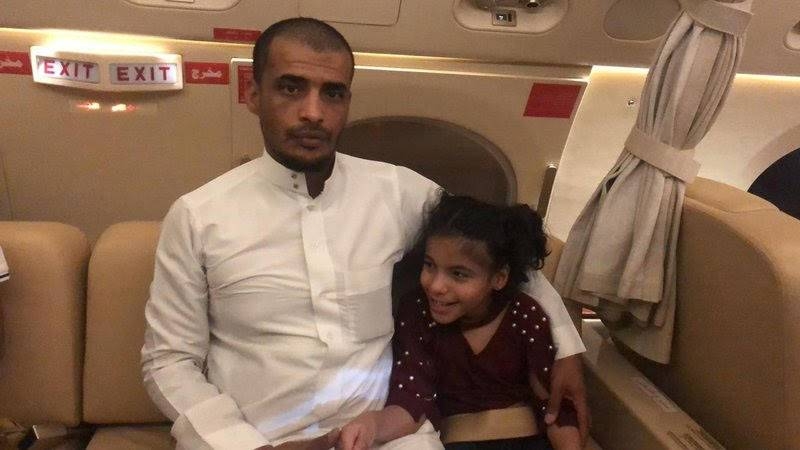 Al-Hassan Ali Khobrani has no words to express his profound gratitude to MoH for undertaking such a great mission to ensure proper treatment for his daughter. — Courtesy photo