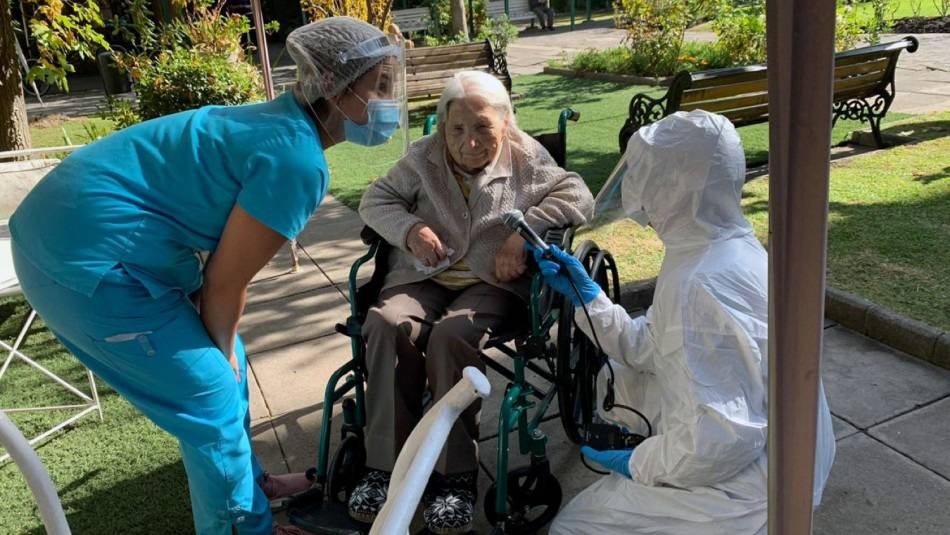 Juana Zuniga, who turns 112 in July, has recovered from COVID-19 in Chile. — courtesy SENAMA