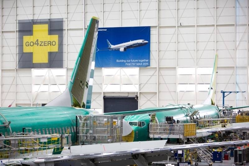 File photo of Boeing planes at the Renton, Wash. factory.