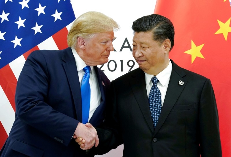 US President Donald Trump meets with China’s President Xi Jinping at the G20 leaders summit in Japan, in this June 29, 2019 picture. — Courtesy photo