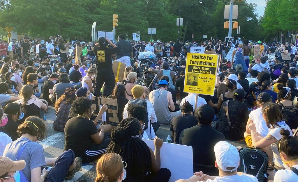 Protests against police brutality have been taking place in cities across the United States including in New York city. — courtesy UN News/Shirin Yaseen