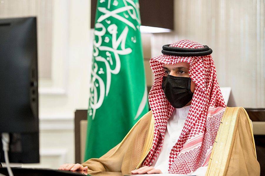 Saudi Arabia is committed to the efforts of the Global Coalition to Defeat Daesh (the so-called IS) and is determined to eliminate the terrorist organization and its cells, said Prince Faisal Bin Farhan, Minister of Foreign Affairs, on Thursday. — SPA photo
