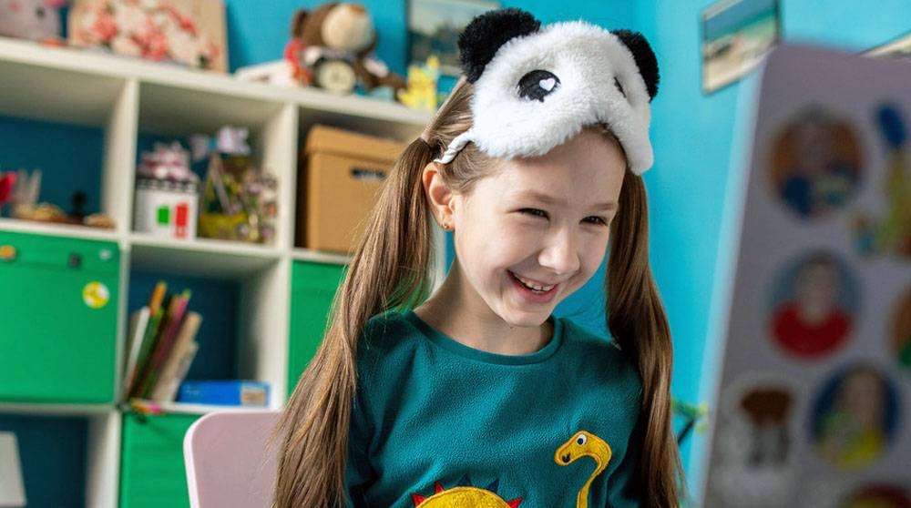 A seven-year-old girl studies online at home in Kyiv, Ukraine, as schools remain closed due to the COVID-19 pandemic. — courtesy UNICEF/Filippov