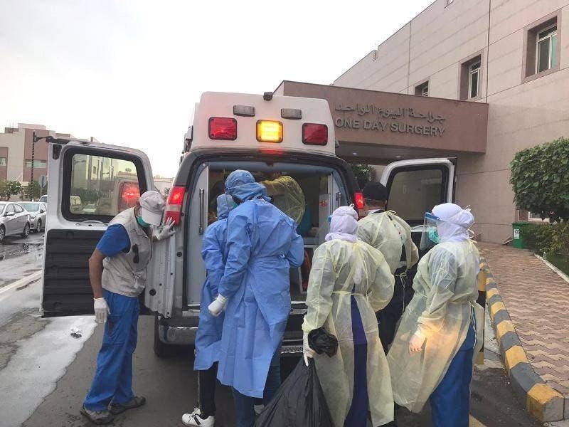 Health authorities opted for evacuation to ensure safety of the patients who required continuous supply of oxygen. -- Okaz photo