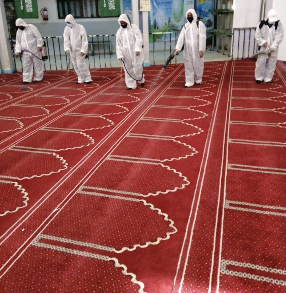 The buildings were properly sterilized and cleaned before the Ministry of Education accepted delivery of the buildings.