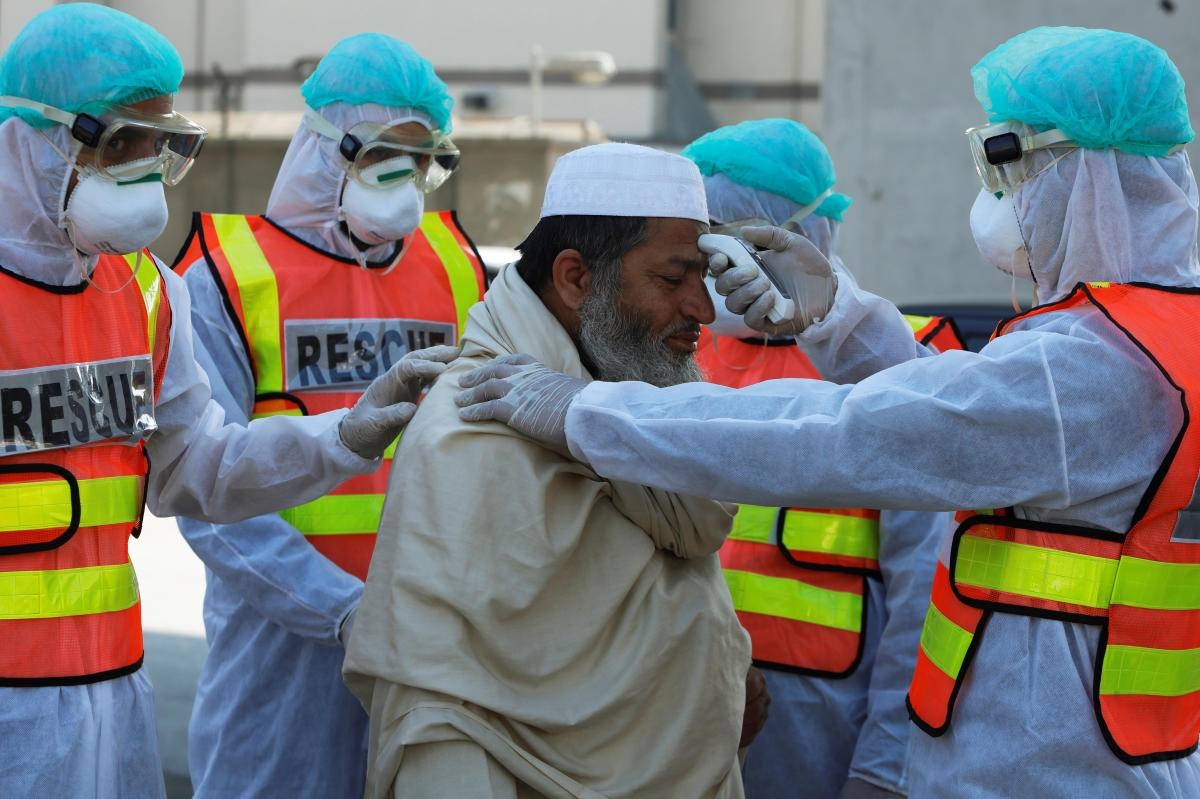  Pakistan has becoming the second largest most corona-infected nation in Asia with 2,255 deaths. As many as 105 infected persons died during the last 24 hours, reports said on Wednesday. — Courtesy photo