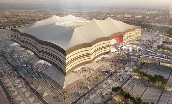 Artist's impression of the completed Al Bayt Stadium. — courtesy LOC FIFA
