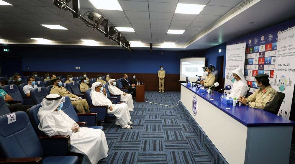 Dubai Police and Dubai Sports Council's workshop on Thursday with sporting events security firms discussed the main issues relating to the return of spectators to sports events under the shadow of COVID-19.