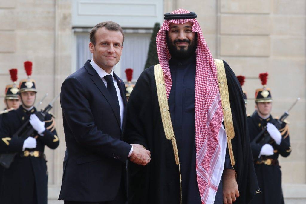 Crown Prince, Macron hold phone talks