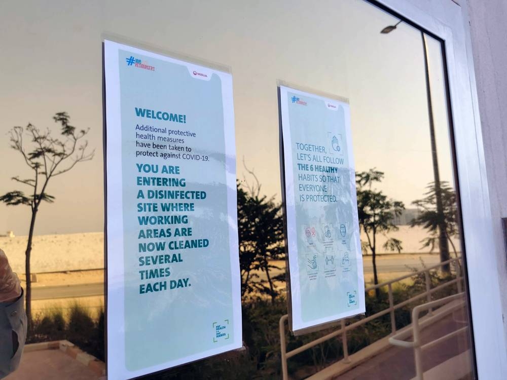 Veolia Middle East has launched a new ‘Back on Site and Safe’ quick response disinfection service, to help organizations to decrease downtime and take preventative steps, quickly and efficiently. 