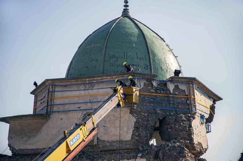 The restoration and revamping of the Great Mosque of Al-Nuri and its Al Hadba Minaret in Mosul City, Iraq, represents one of the historical evidence of the UAE's efforts and its inspiring journey to preserve the human and cultural heritage worldwide.
