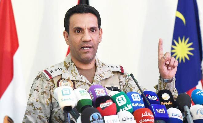 Arab Coalition spokesman Col. Turki Al-Maliki