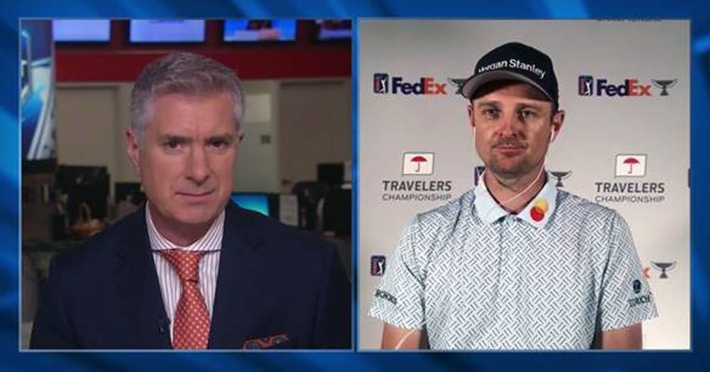  English golfer Justin Rose talks to CNN's John Riddell.