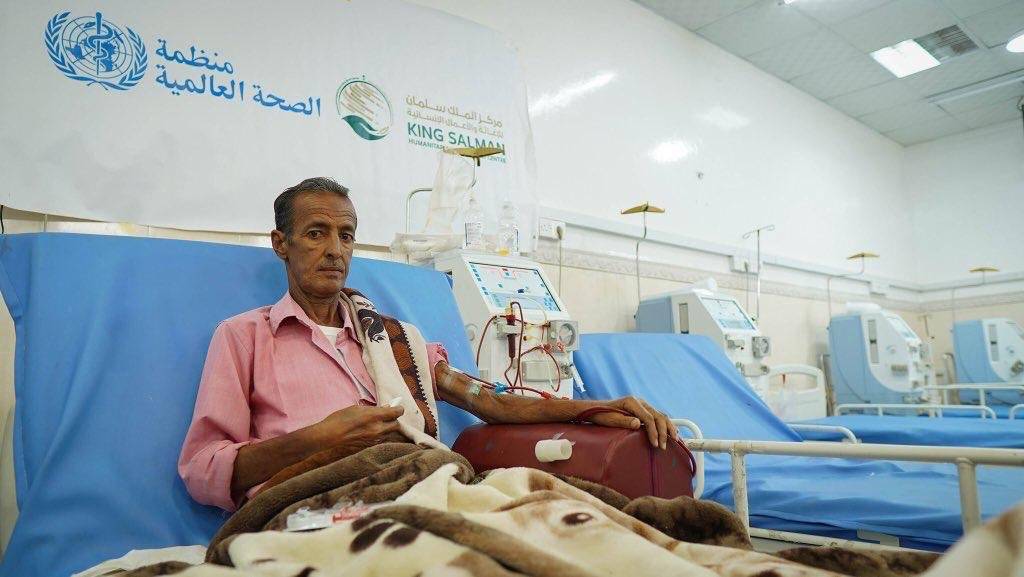 WHO provides 107 dialysis machines to Yemen with support from KSrelief