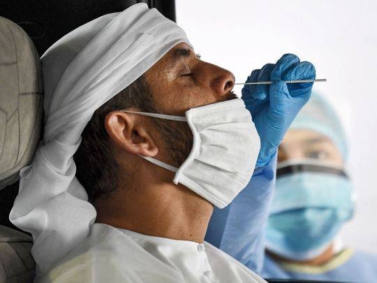 As many as 63,000 new COVID-19 tests were carried out in the UAE on Tuesday. — Courtesy photo