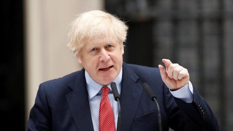Britain's Prime Minister Boris Johnso: “It is with sadness that I have followed the proposals to annex Palestinian territory.”