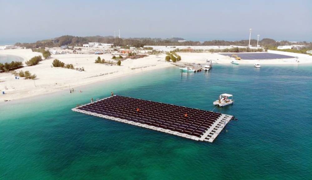 Waterproof solar panels have been instrumental in the development of a floating solar power plant off the coast of Nurai Island in the United Arab Emirates (UAE).