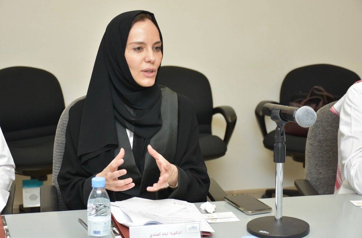Dr. Lilac AlSafadi was appointed as president of the Electronic University — the first woman president of a Saudi university that includes both male and female students.