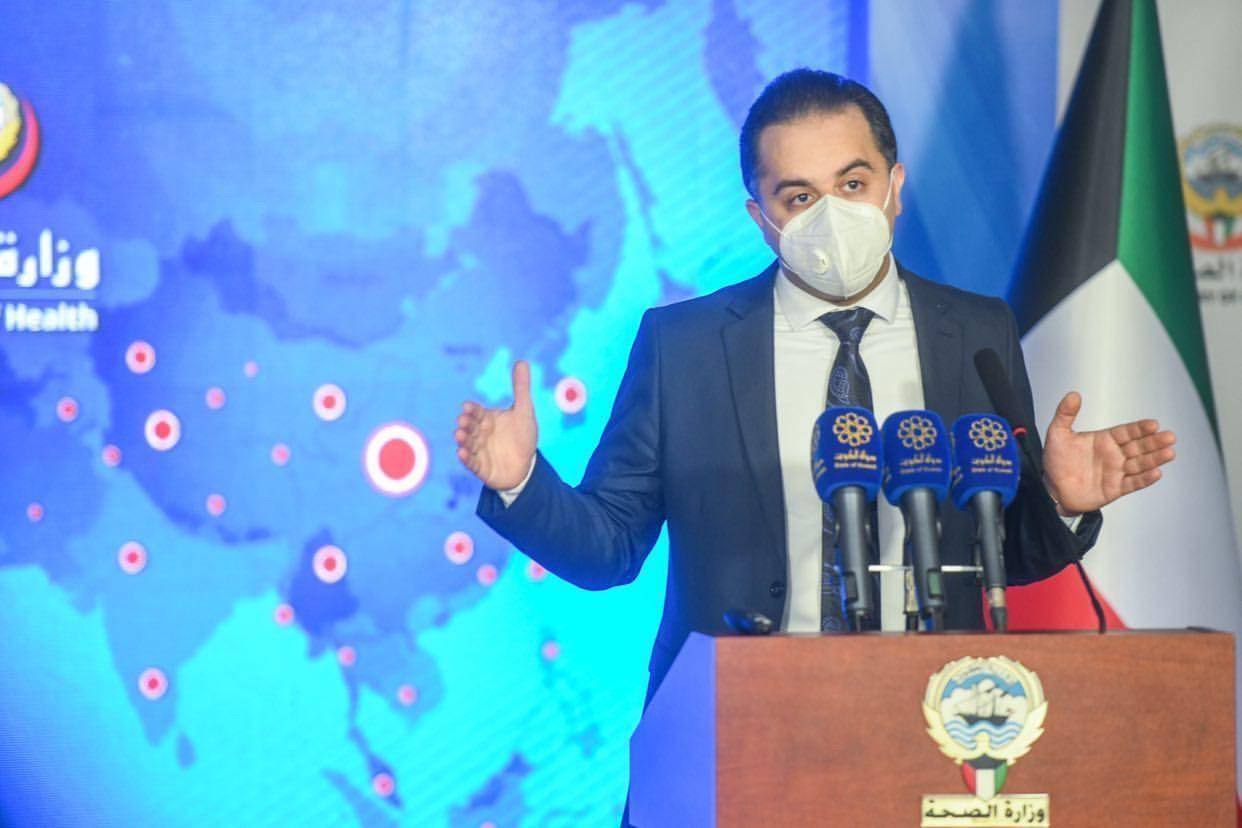 Dr. Abdullah Al-Sanad, official spokesperson of Kuwait's Ministry of Health, addresses a press briefing on Saturday. — Courtesy photo
