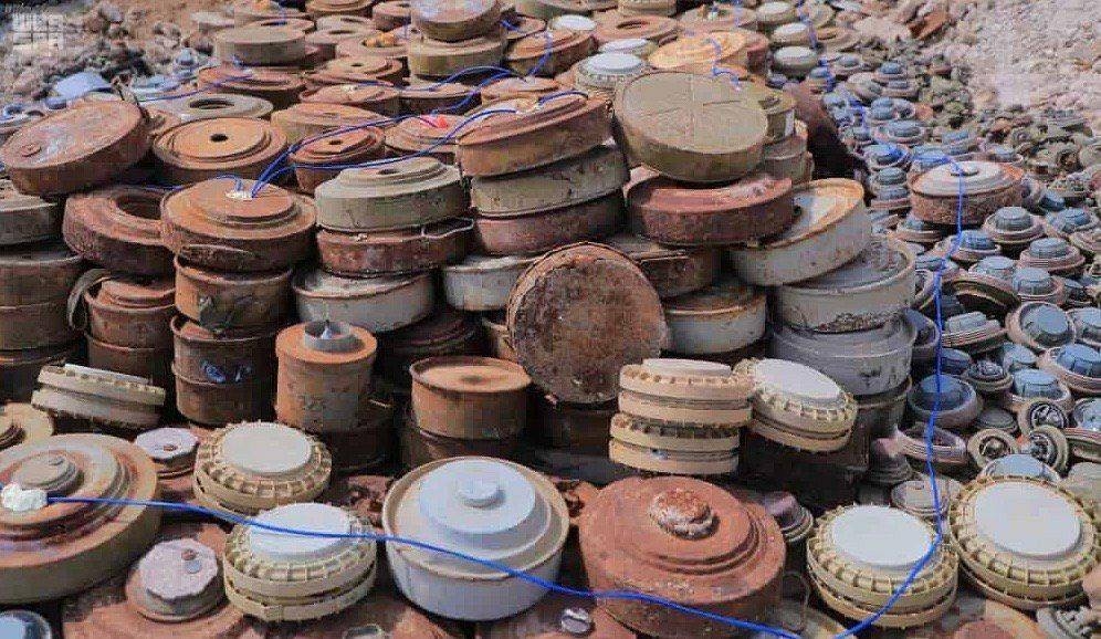 Since the beginning of the project, as many as 172,823 mines have been dismantled after they had been planted by the Iran-backed Houthi militias.
