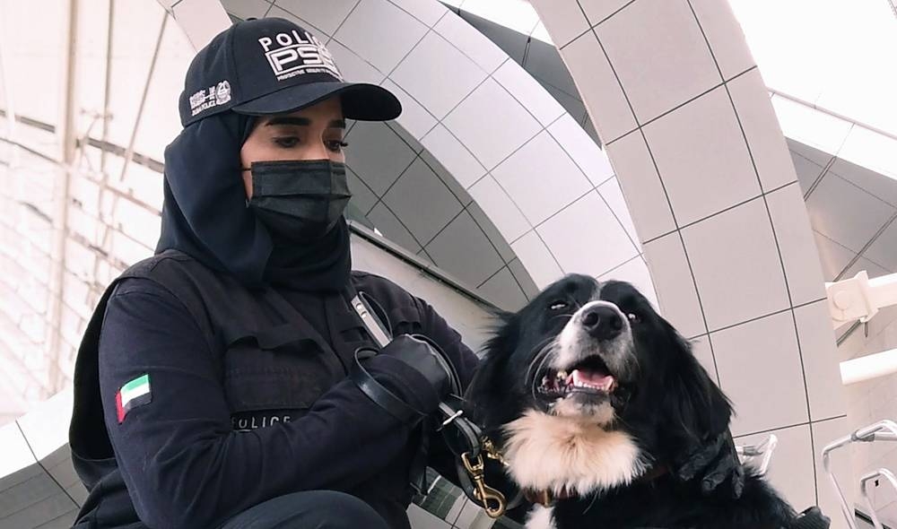 UAE has successfully completed trials on K9 police dogs in enhancing its preventive and precautionary measures and efforts aimed at curbing the spread of COVID-19.