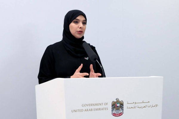 Dr. Amna Al-Dahhak Al-Shamsi, the official spokesperson for the UAE Government, announced that a total of 344 new coronavirus cases were recorded on Monday, bringing the total number of confirmed infections in the country to 55,198. — WAM photo
