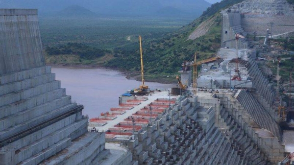 A general view of the Blue Nile river as it passes through the Grand Ethiopian Renaissance Dam (GERD), near Guba in Ethiopia. — Courtesy photo
