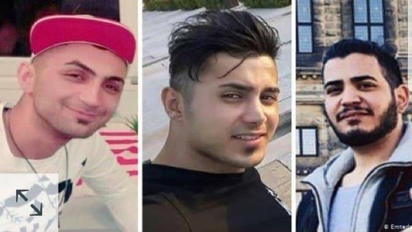 From right to left: Amirhossein Moradi, Mohammad Rajabi and Saeed Tamjidi have been sentenced to death in connection with acts of arson that took place during protests in November 2019. — Courtesy photo