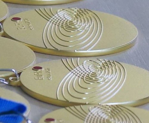 Medals to be distributed in the 4th European Physics Olympiad (EuPhO 2020).