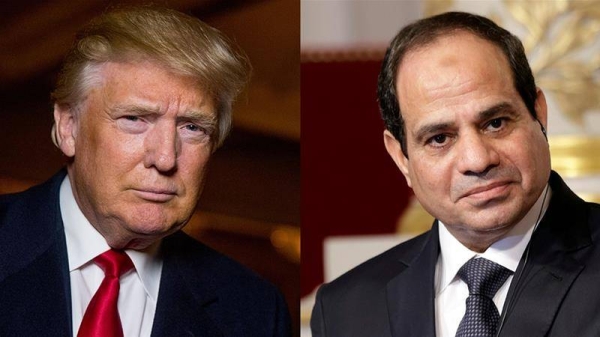 US President Donald Trump and Egyptian President Abdel Fattah El-Sisi
