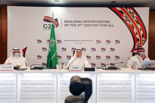 The Second G20 Extraordinary Sherpa virtual meeting takes place with all members participating.