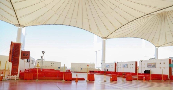 Exceptional calm grips Jeddah Hajj 
terminal for first time in 40 years