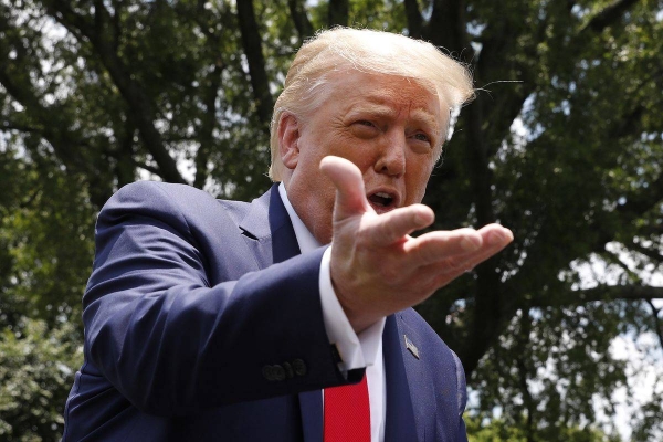 US President Donald Trump has raised the idea of delaying the next election, scheduled for November, suggesting that mail-in voting will be subject to fraud. — Courtesy photo
