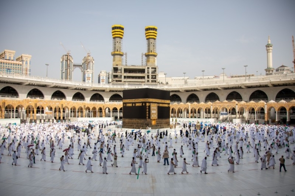 Pilgrims proceeded to Makkah to perform Tawaf Al-Ifada. — Courtesy Photo