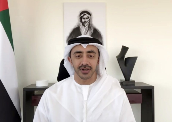 UAE Foreign Minister Sheikh Abdullah Bin Zayed Al-Nahyan