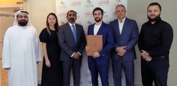 A delegation from the Ukrainian Business Council (UBC), led by Chairman Denis Bandura, signed an MoU for business cooperation with UAQ FTZ to tap the potential of the Free Zone for the benefits of the Ukrainian business community in UAE.