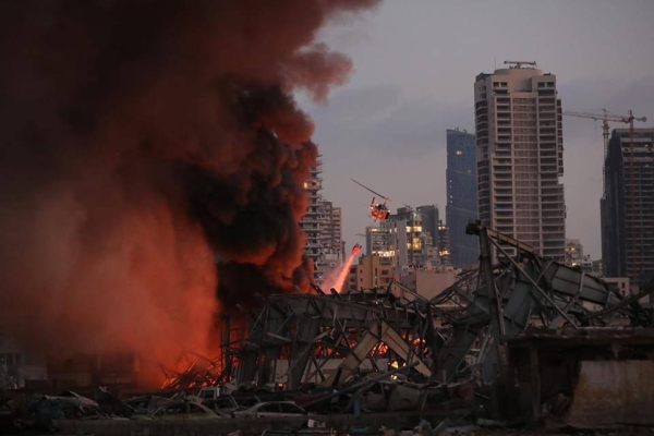 Saudi Arabia expresses solidarity with 
Lebanon after Beirut blast kills dozens