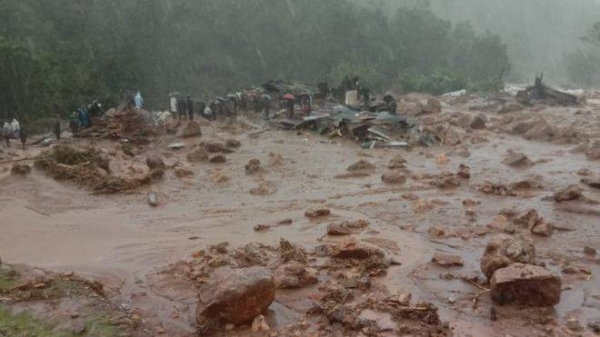 Several houses were buried under debris after a landslide and heavy rains hit Idukki in the south Indian state of Kerala. — Courtesy photo
