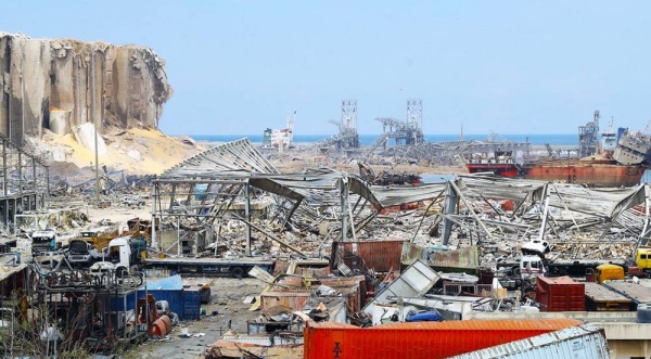 Beirut Port after an explosion on Aug. 4, 2020. — courtesy UNOCHA