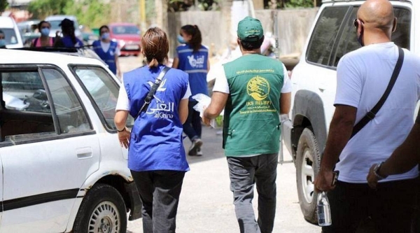 KSrelief provided on Sunday emergency food assistance to families of victims of Beirut's port explosion.