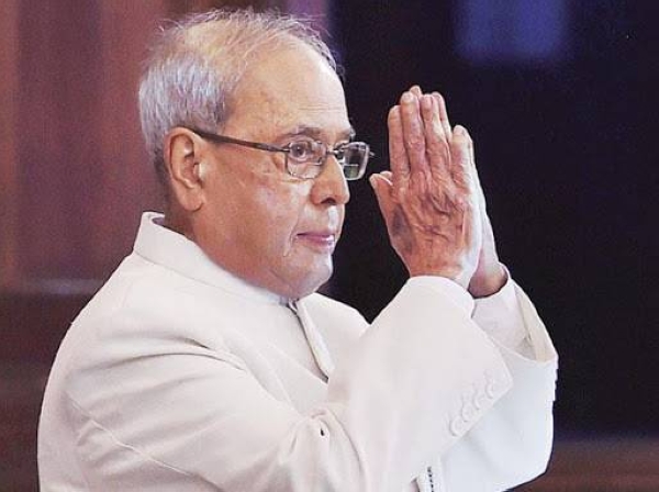 Former Indian president Pranab Mukherjee